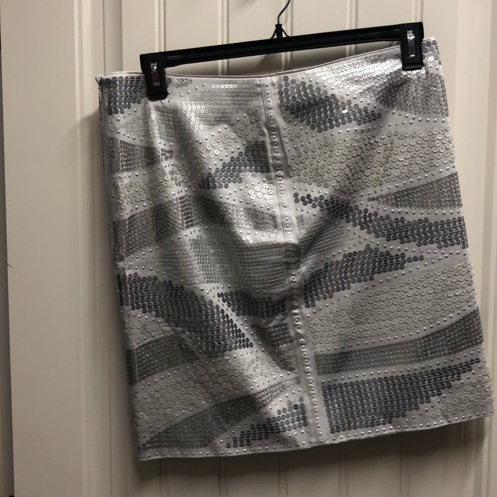 White House Black Market Perfectshape sequin skirt